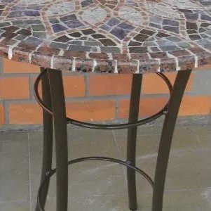 Base de Ferro para Tampo com 60cm ou 70cm Mosaico - 1