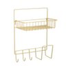 Prateleira Aramada Uttil 25x13x34,5 Dourada - 3