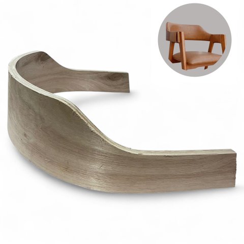 Concha P/ Encosto de Cadeiras e Poltronas Madeira Mista 16mm