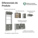 Ver imagem 4 de Armário de Cozinha Completa 270 cm Branco/Cinza Agata Madesa 13