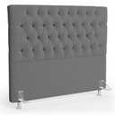 Ver imagem 1 de Cabeceira Casal Queen Cama Box 160cm Cristal C16 Bouclê Cinza - Mpozenato