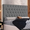 Ver imagem 2 de Cabeceira Casal Queen Cama Box 160cm Cristal C16 Bouclê Cinza - Mpozenato