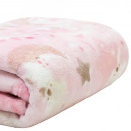 Cobertor Baby de Poa Microfibra Camesa Coala Rosa Menina - 2