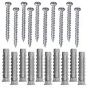 Ver imagem 1 de Cartela com Buchas de Nylon Sx 6x30mm e Parafusos Cabeça Panela com 10 Peças - 600221 - Fischer