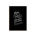 Ver imagem 3 de Kit 2 Placas MDF Frases Religiosas Fé Deus Decoração A4 FE6