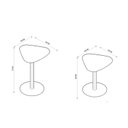 Ver imagem 5 de Conjunto de Mesa Lateral Mezanino Luxo Tebarrot:off White