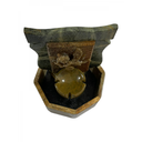 Ver imagem 3 de Fonte de Água Cascata Pedra Sabão Anjo Chafariz Decoração São José