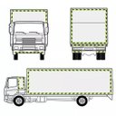 Ver imagem 7 de Faixa Refletiva 25 Metros Sinalizadora Kit 30 Uni Seta Segurança Fluorescente Caminhao Transito Via 