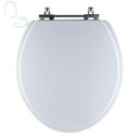 Ver imagem 1 de Assento Sanitário Tampa de Vaso Branco Resina Poliester Fiori para Bacia Fiori