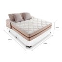 Ver imagem 2 de Cama Box Casal 138 Branco com Colchão Pillow Angel Molas Ensacadas