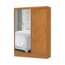 Ver imagem 1 de Guarda Roupa Solteiro Santiago Plus 2 Portas 2 Gavetas com Espelho Carioca Moveis Cinamomo