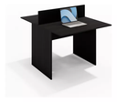 Ver imagem 4 de Mesa Escritório Plataforma 2 Lugares 90x120 - Cor: Preto Atacadao Moveis Escritorio