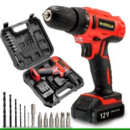 Parafusadeira a 12v com Bits Brocas 929.0693-0 Schulz - 4
