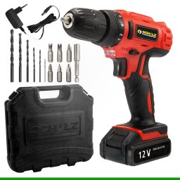 Parafusadeira a 12v com Bits Brocas 929.0693-0 Schulz - 3