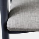 Ver imagem 6 de Cadeira de Madeira Viena Encosto Curvado Cor Cinza Estofado Facto Garden Bege Acinzentado