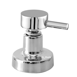 Acabamento Registro Alavanca C-61 Luxo Metal Padrão Deca:Cromado