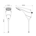 Ver imagem 4 de Chuveiro Zagonel Sublime Eletrônico Blindado Preto 220v 4000w