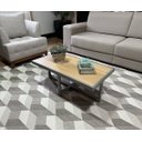 Ver imagem 2 de Mesa de Centro Retangular Paris Industrial Prata com Mdf