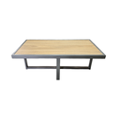 Ver imagem 1 de Mesa de Centro Retangular Paris Industrial Prata com Mdf
