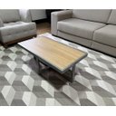 Ver imagem 3 de Mesa de Centro Retangular Paris Industrial Prata com Mdf