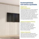 Ver imagem 6 de Painel Ripado para TV até 86 Polegadas Planejado 240x250cm Aruá CabeCasa MadeiraOriginals Off White