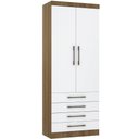 Ver imagem 1 de Guarda Roupa Modulado 90cm 2 Portas e 4 Gavetas Paris Luciane Móveis