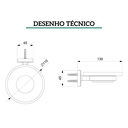 Ver imagem 2 de Saboneteira Up de Vidro Celite