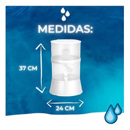 Filtro D Agua Bebedouro Compacto 7,5l Escritório Casa Branco - 2