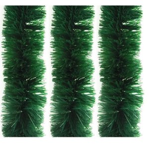 Festão de Natal Pet Largo Verde Fosco 12cm Jogo 15 Metros - Yangzi