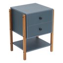 Ver imagem 2 de Mesa de Cabeceira Magali Cor: Azul