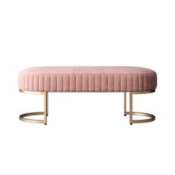 Recamier Glow Veludo Rosa - Zahav Estofados - 1