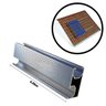 Perfil Barra Trilho Linha C Estrutura Suporte Fixador Placa Painel Solar Alumínio 4,80 Metros | Perf - 3