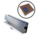 Ver imagem 3 de Perfil Barra Trilho Linha C Estrutura Suporte Fixador Placa Painel Solar Alumínio 4,80 Metros | Perf