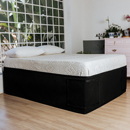 Saia Cama Box Preto - 2