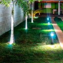 Ver mais imagens de Poste Balizador Jardim Luminária Direcional Branco Gu10