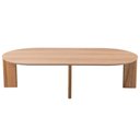 Ver imagem 3 de Mesa de Centro para Sala de Estar Oval Pés Madeira Bulat A03 Hanover Roble - Lyam Decor