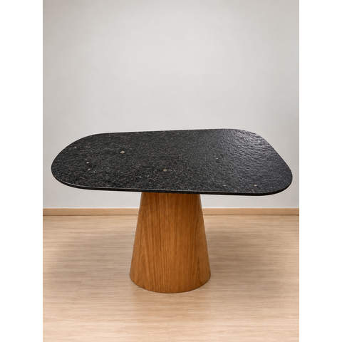 Mesa de Jantar Orgânica 170x100cm - São Gabriel Escovado - Cone Freijó