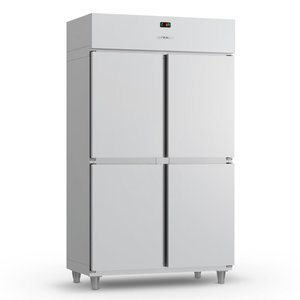 Mini Câmara Congelados Refrimate Inox 4 Portas 220v Mcco4p