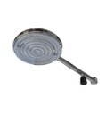 Ver imagem 1 de Chuveiro de Água Fria Tam 8" com Registro Cor Cromado Durín