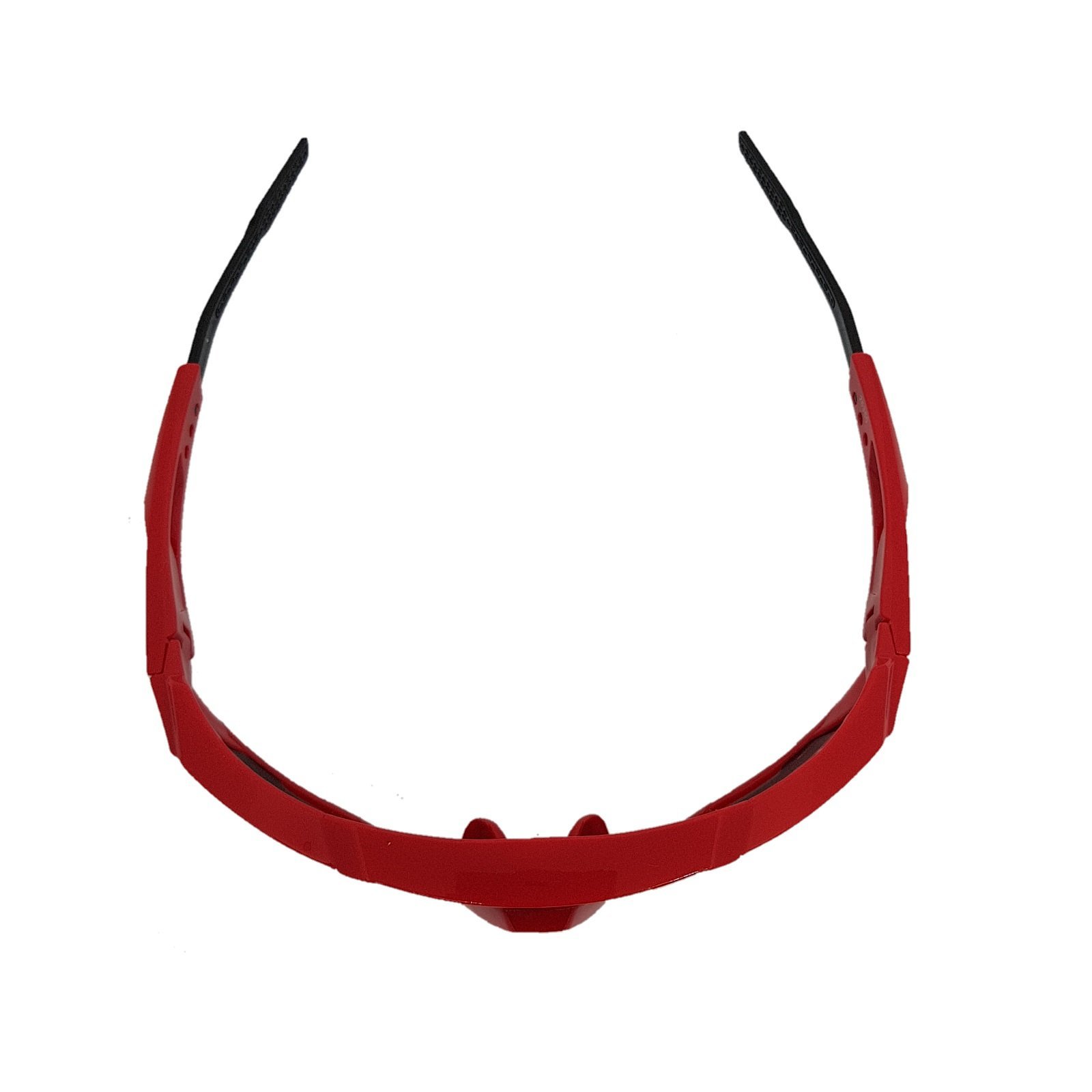 Capacete Bike Mtb Vermelho + Óculos Ciclismo com Proteção Uv - Vermelho - G - 10