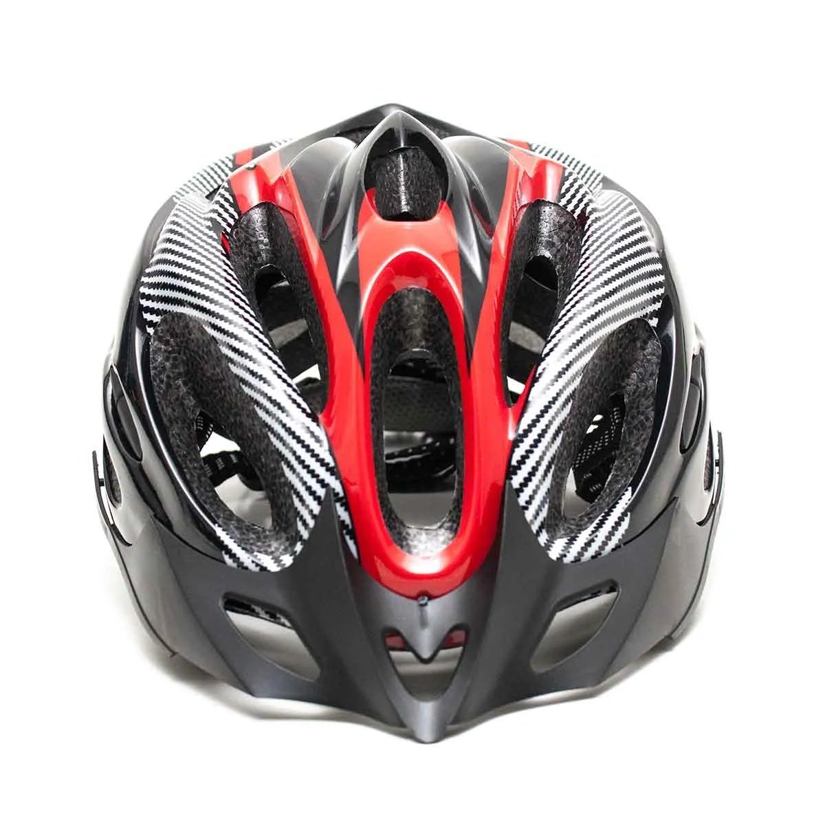 Capacete Bike Mtb Vermelho + Óculos Ciclismo com Proteção Uv - Vermelho - G - 3