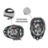 Capacete Bike Mtb Vermelho + Óculos Ciclismo com Proteção Uv - Vermelho - G - 2