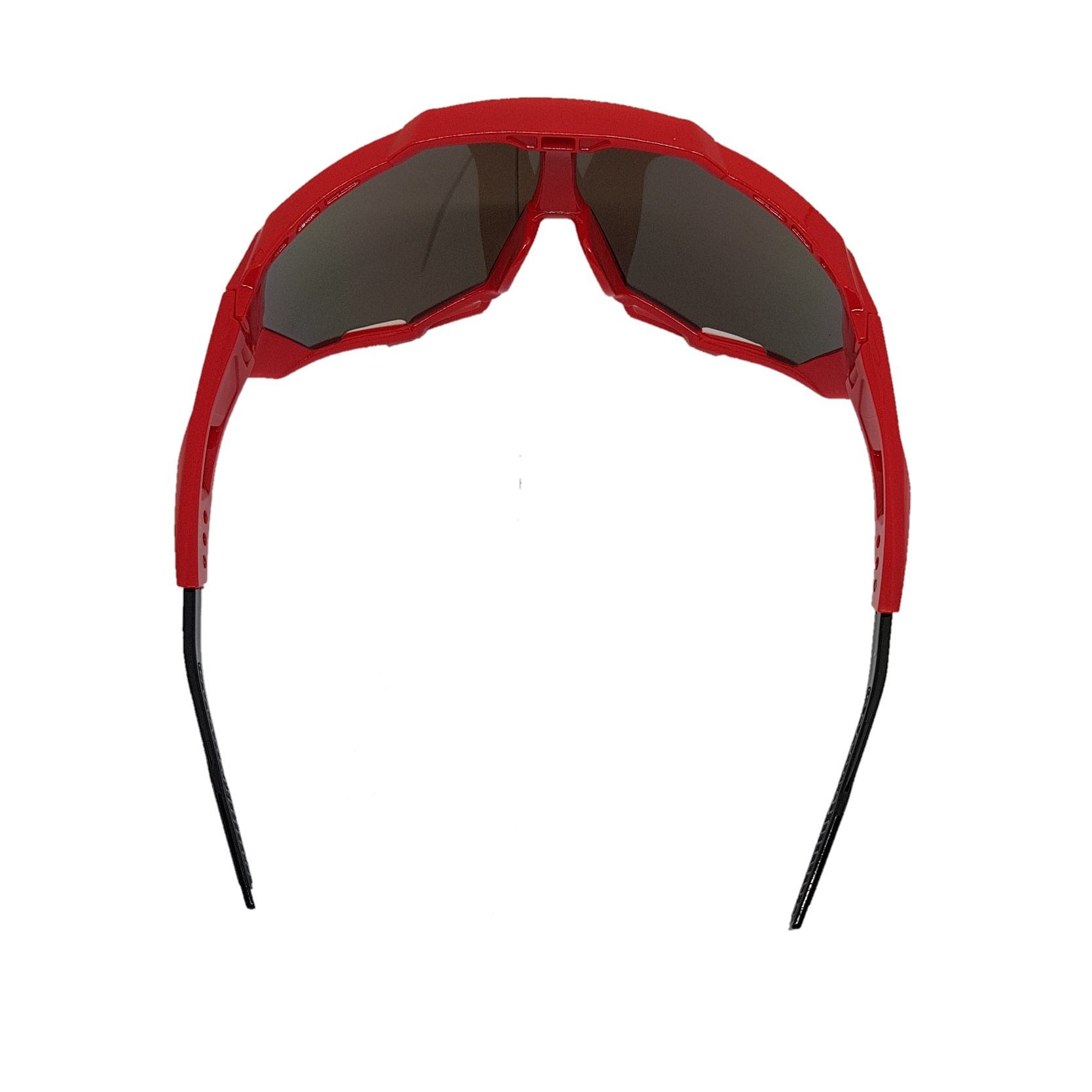 Capacete Bike Mtb Vermelho + Óculos Ciclismo com Proteção Uv - Vermelho - G - 6