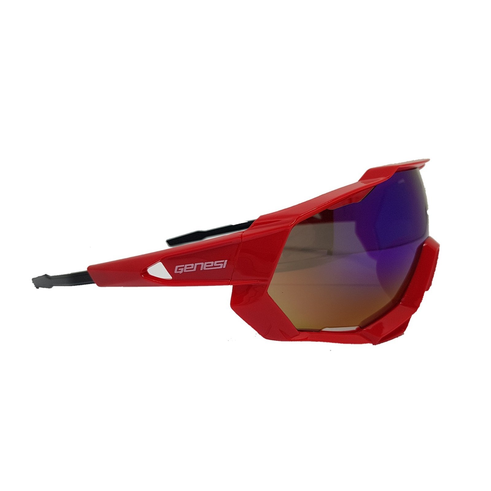 Capacete Bike Mtb Vermelho + Óculos Ciclismo com Proteção Uv - Vermelho - G - 7