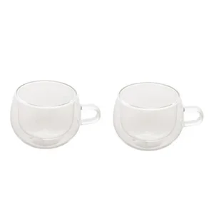 Conjunto 2 Xícaras para Café e Chá 240ml Borossilicato