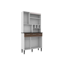 Kit Cozinha Compacta Melissa 05 Portas - Poquema - Amêndoa/Capuccino - 2