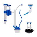 Ver imagem 1 de Kit Completo Branco para Caixa Acoplada Blukit com Acionamento Superior Cromado 340285