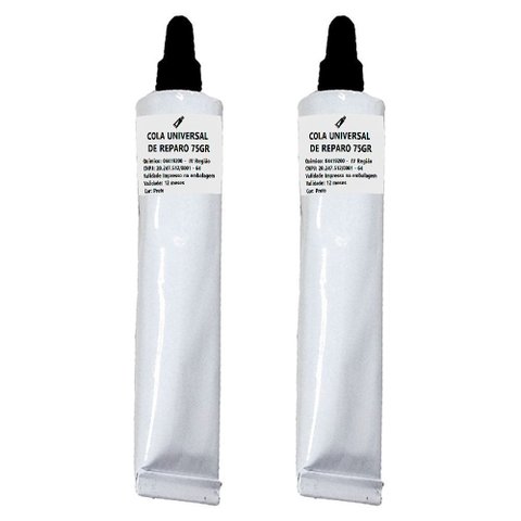 Kit 2 Adesivo de Contato Cola Universal Preta 75g