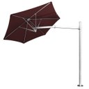 Ver imagem 2 de Ombrelone Lateral - 2,70m de Diâmetro - em Alumínio - para Fixação no Piso - Persianet - 09 – Marrom