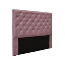 Ver imagem 2 de Cabeceira Cama Box Solteiro 90 Cm Tania Veludo S04 - D'Rossi Uva